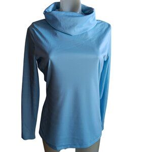 Medium Women's Vintage Long Sleeve Cowl Neck Top JC Penney Single Stitch 1970's